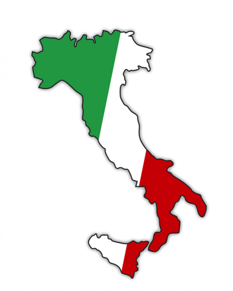 Aufkleber Italien Stiefel